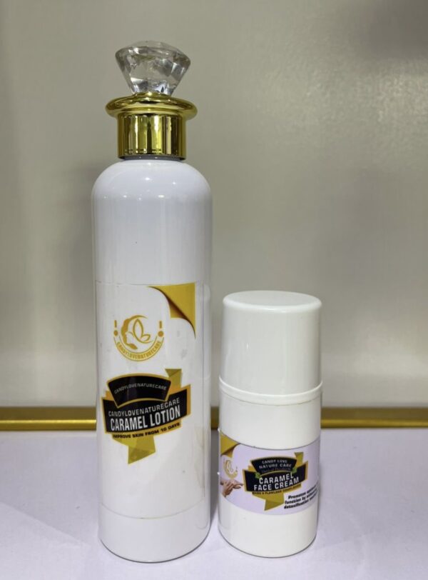 Caramel lotion & face cream