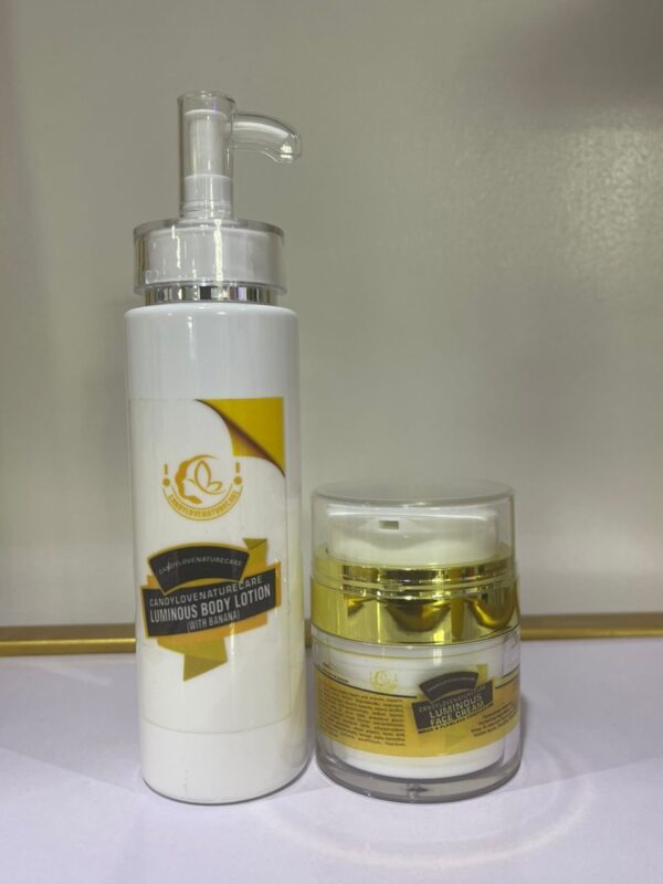 Luminous whitening Lotion& Face cream (small )